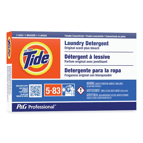 Tide Professional Laundry Detergent, 1.4 oz Vending Box, Powder, Tide® Original, 156 PK - 80360892