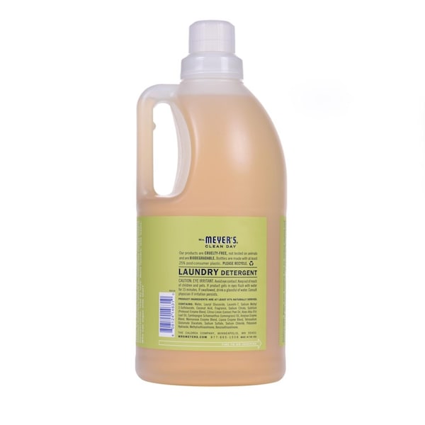 Mrs. Meyers Clean Day Mrs. Meyer's Clean Day Lemon Verbena Scent Laundry Detergent Liquid 64 oz 1 pk - 14631