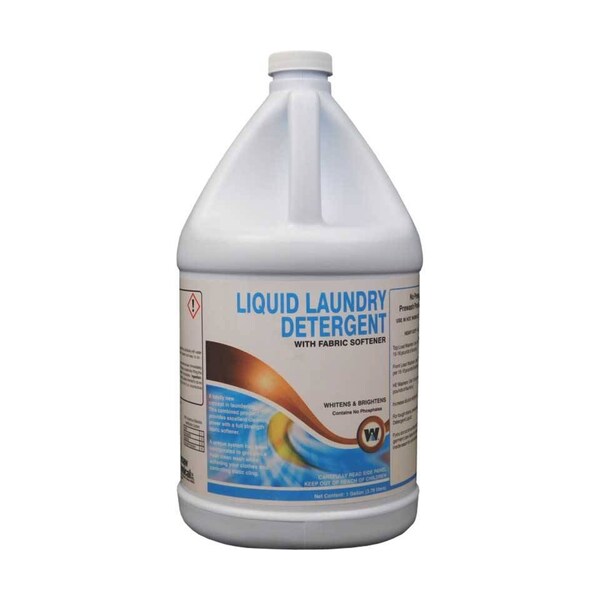 Warsaw Chemical Liquid Laundry Detergent, Floral Scent, 1-Gallon, 4PK - 21336-0000004