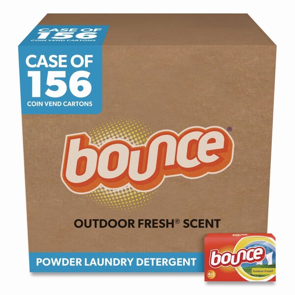 Bounce Fabric Softener Sheets, Outdoor Fresh, 2/Box, PK156, 156PK - 02664