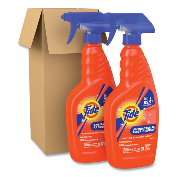 Tide Antibacterial Fabric Spray, Original Scent, 22 oz Spray Bottle, 2PK - 80353851