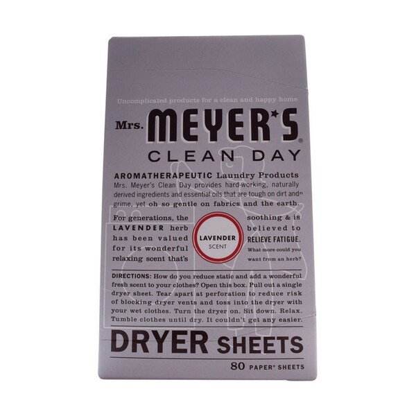 Mrs. Meyers Clean Day Mrs. Meyer's Clean Day Lavender Scent Fabric Softener Sheets 80 pk - 14148