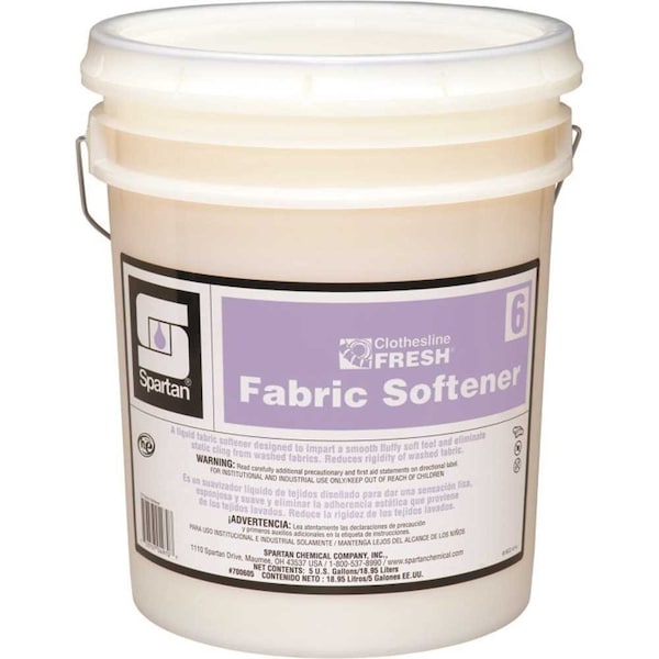 Spartan Chemical Clothesline Fresh 5 Gallon Fabric Softener - 700605