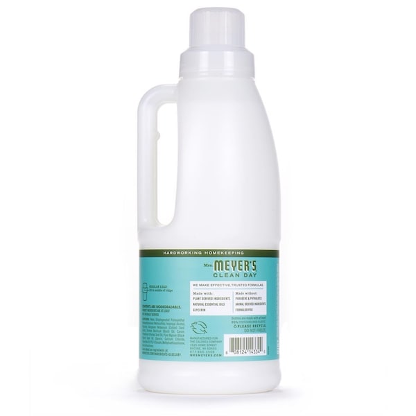 Mrs. Meyers Clean Day Mrs. Meyer's Clean Day Basil Scent Fabric Softener Liquid 32 oz 1 pk - 14334