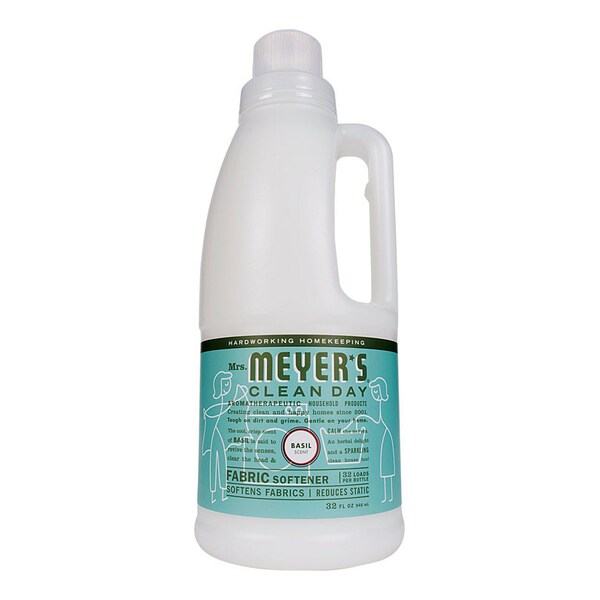 Mrs. Meyers Clean Day Mrs. Meyer's Clean Day Basil Scent Fabric Softener Liquid 32 oz 1 pk - 14334