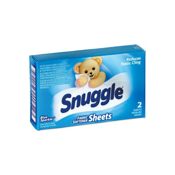 Johnson Diversey Consumer Brands Snuggle Vend-Design Fabric Softener Sheets Sheets, 2 Sheets/Box, 100 Boxes - 2979929 - VEN 2979929
