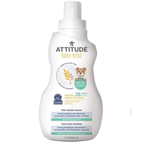 Attitude 33.8 fl oz Fabric Softener, Fragrance-Free - 234554