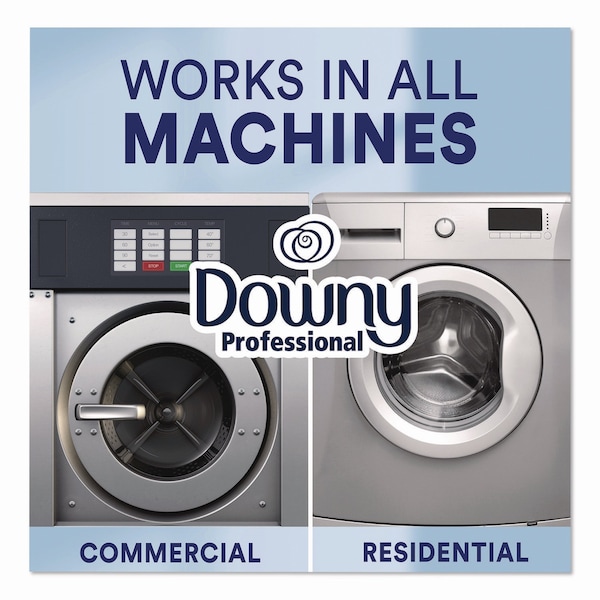Downy Professional Commercial Liquid Fabric Softener, 140 oz Plastic Bottle with Dispensing Tap - 14052