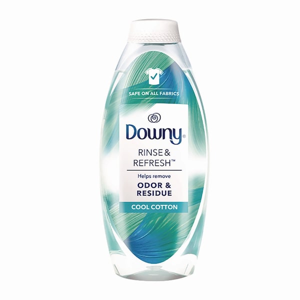 Downy Rinse and Refresh Liquid Fabric Softener, Cool Cotton Scent, 48 oz Bottle - 3700091446