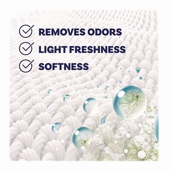 Downy Rinse and Refresh Liquid Fabric Softener, Cool Cotton Scent, 48 oz Bottle - 3700091446