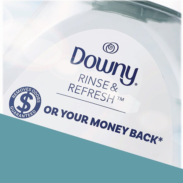 Downy Rinse and Refresh Liquid Fabric Softener, Cool Cotton Scent, 48 oz Bottle - 3700091446