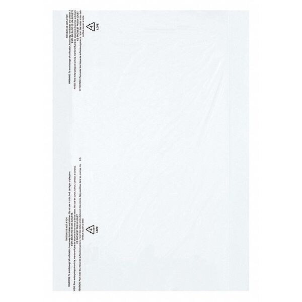 Partners Brand 21 x 7 x 30 Garment Bags Roll, 6 mil, Clear, PK 630 - GB21730
