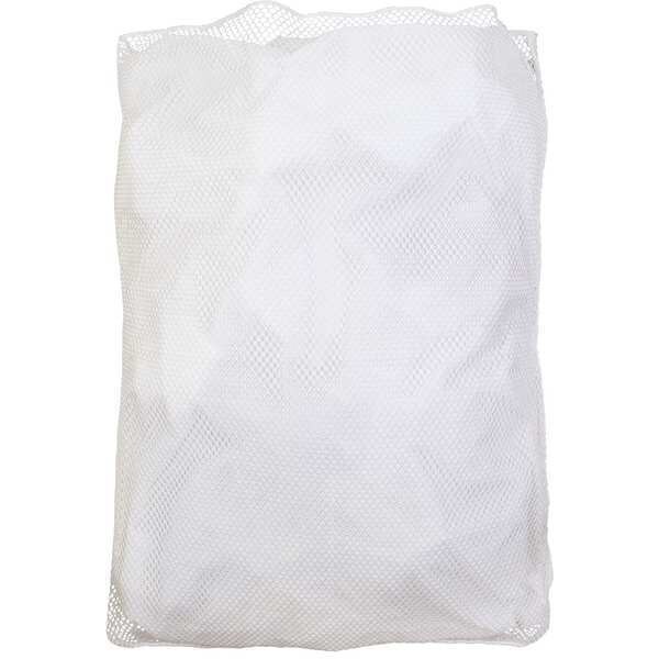 Zoro Select Open Top, Light Weight Mesh Polyester, Laundry Bag, White - GG245565