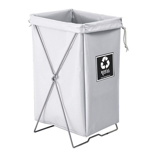 Royal Basket Trucks Steel/Vinyl Enviro Hamper Kit White - G00-WWX-EBK