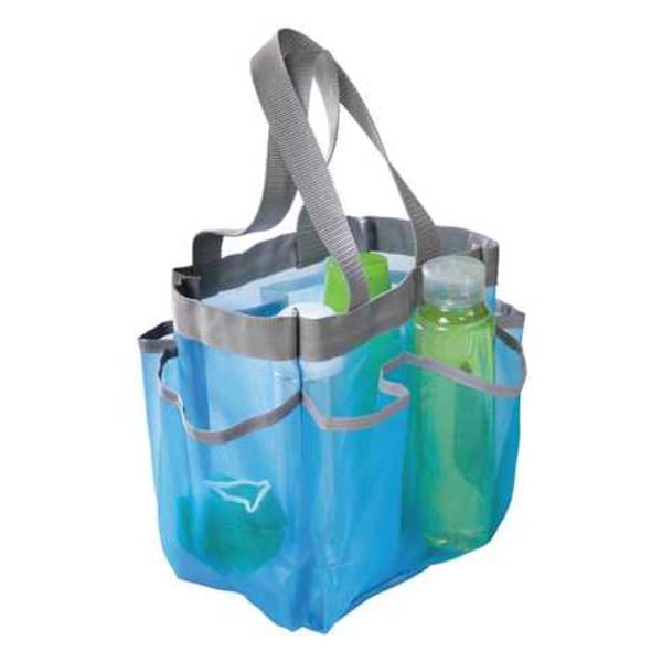 Honey-Can-Do Fabric Shower Tote Blue - SFT-01103