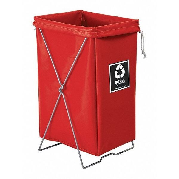 Royal Basket Trucks Steel/Vinyl Enviro Hamper Kit Red - G00-RRX-EBK