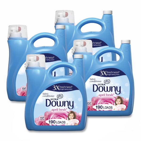 Downy Liquid Fabric Softener April Fresh 164 oz Bottle PK4 4PK - 80357127