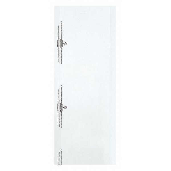 Partners Brand 21 x 7 x 54 Garment Bags Roll, 6 mil, Clear, PK 350 - GB21754