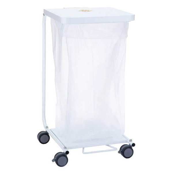 R&B Wire Products Collection Hamper with Foot Pedal and Quiet Closure Lid - 691D