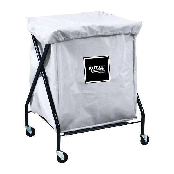 Royal Basket Trucks X-Frame Hamper, 150 lb Capac., 26" L - G08-WWX-XAA-3ONN
