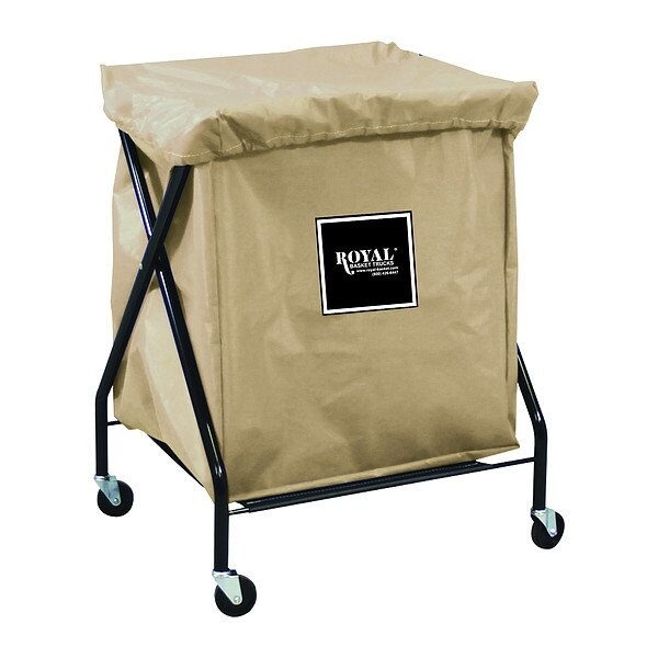 Royal Basket Trucks X-Frame Hamper, 150 lb Capac., 22" L - G06-TTX-XAA-3ONN