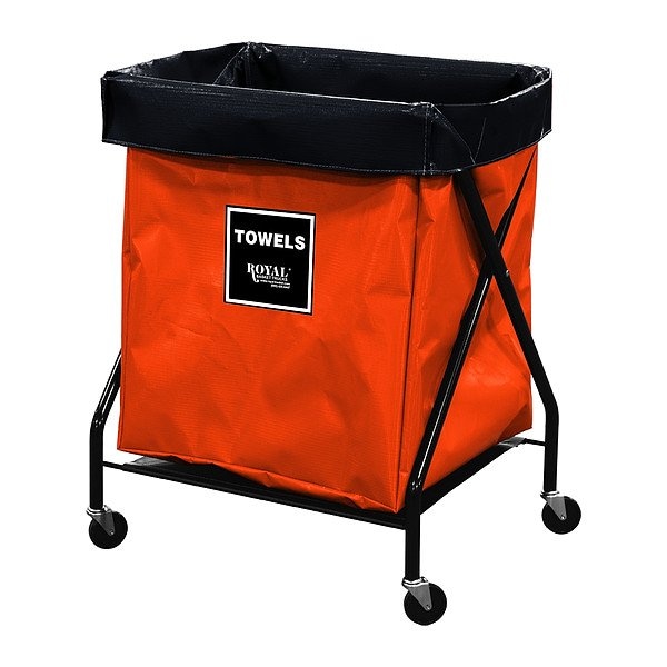 Royal Basket Trucks X-Frame Hamper, 150 lb Capac., 22" L - G06-OOX-XTA-3ONN