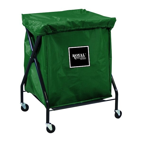 Royal Basket Trucks X-Frame Hamper, 150 lb Capac., 26" L - G08-EEX-XAA-3ONN