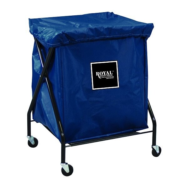 Royal Basket Trucks X-Frame Hamper, 150 lb Capac., 26" L - G08-VVX-XAA-3ONN