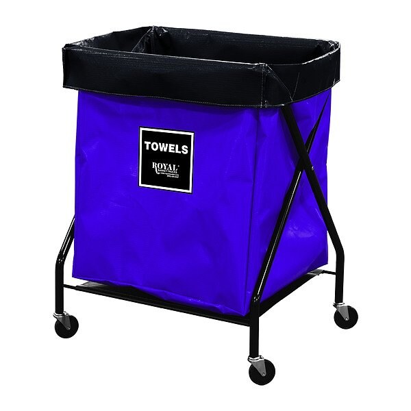 Royal Basket Trucks X-Frame Hamper, 150 lb Capac., 26" L - G08-PPX-XTA-3ONN