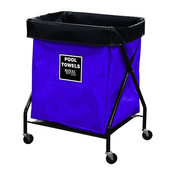 Royal Basket Trucks X-Frame Hamper, 150 lb Capac., 26" L - G08-PPX-XPA-3ONN