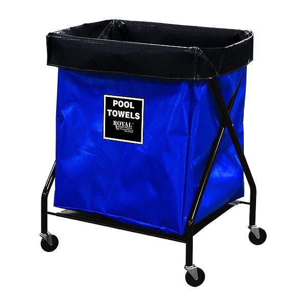 Royal Basket Trucks X-Frame Hamper, 150 lb Capac., 26" L - G08-BBX-XPA-3ONN