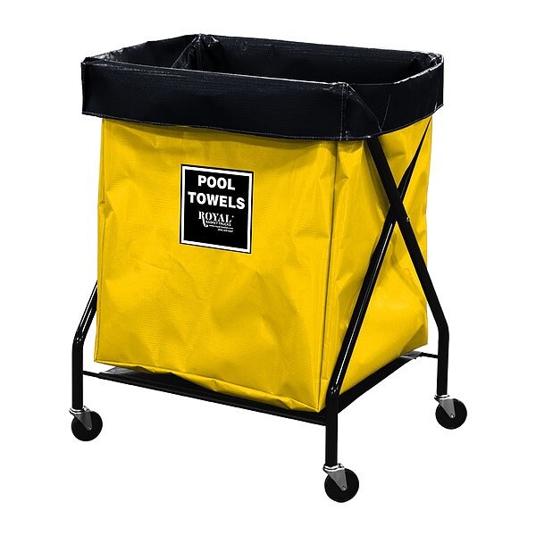 Royal Basket Trucks X-Frame Hamper, 150 lb Capac., 26" L - G08-YYX-XPA-3ONN