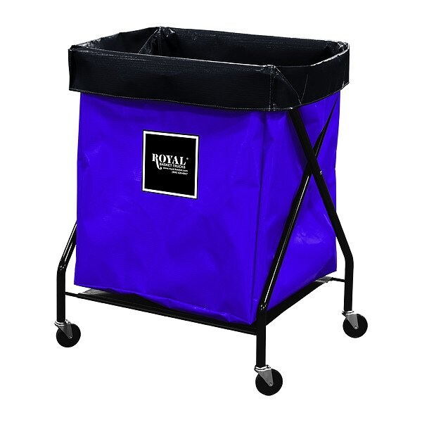 Royal Basket Trucks X-Frame Hamper, 150 lb Capac., 26" L - G08-PPX-XFA-3ONN