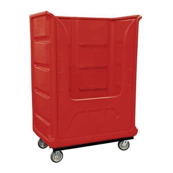 Royal Basket Trucks Bulk Poly, 48 Cu ft., Red, A - R48-RDX-BPA-6UNN