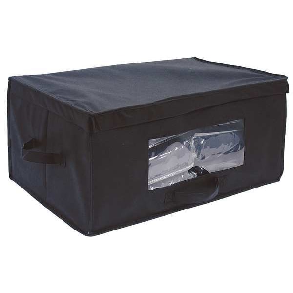 Hospitality 1 Source Box Top, Nonwoven Fabric, Blanket Box, Black - BLKTBOX-BL