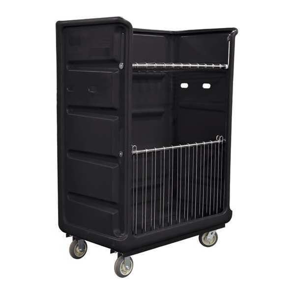 Royal Basket Trucks Turnabout Trk, 48 Cu ft., Black, Wire, A - R48-BKX-TAA-6UNN