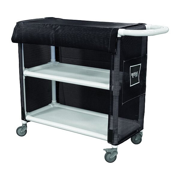 Royal Basket Trucks PVC Linen Cart, 600 lb Capac., 24" L - G24-KKX-L2A-3ULN