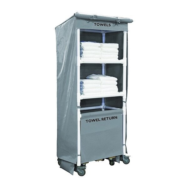 Royal Basket Trucks Towel Station, Gray, Vinyl - G32-GGX-TSA-4ULN