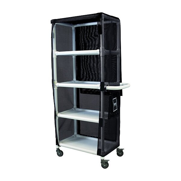Royal Basket Trucks PVC Linen Cart, 600 lb Capac., 42" L - G42-KKX-L4A-4ULN