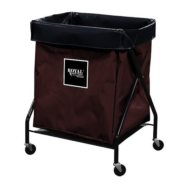 Royal Basket Trucks X-Frame Hamper, 150 lb Capac., 26" L - G08-NNX-XFA-3ONN