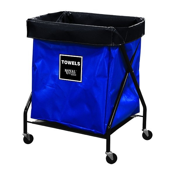 Royal Basket Trucks X-Frame Hamper, 150 lb Capac., 26" L - G08-BBX-XTA-3ONN