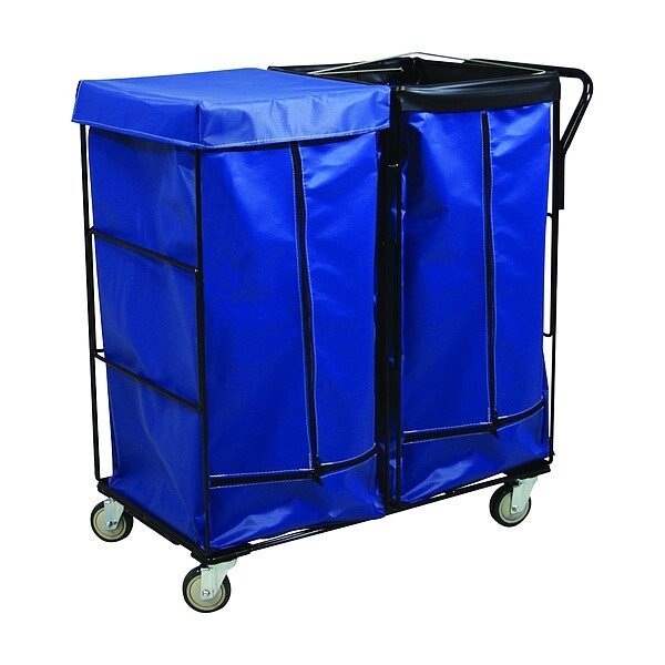 Royal Basket Trucks Two Compartment Cart, 800 lb Capac. - G41-BBX-J2C-4UNN