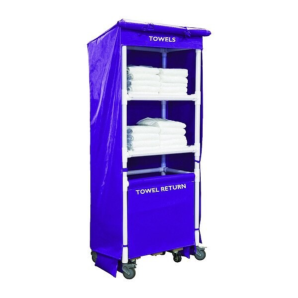Royal Basket Trucks Towel Station, Purple, Vinyl - G42-PPX-TSA-4ULN