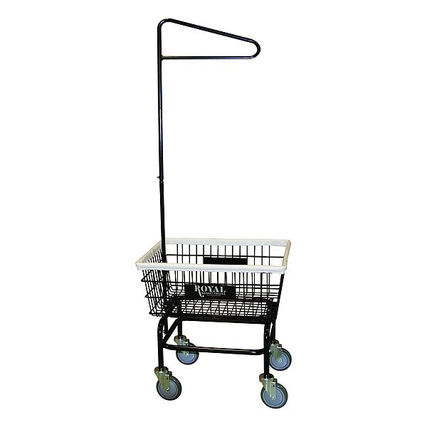 Royal Basket Trucks Wire Laundry Cart, 3.4 cu ft Basket - G27-BKX-W1A-5UNN