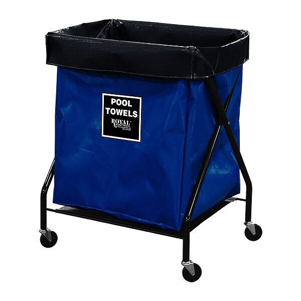 Royal Basket Trucks X-Frame Hamper, 150 lb Capac., 26" L - G08-VVX-XPA-3ONN