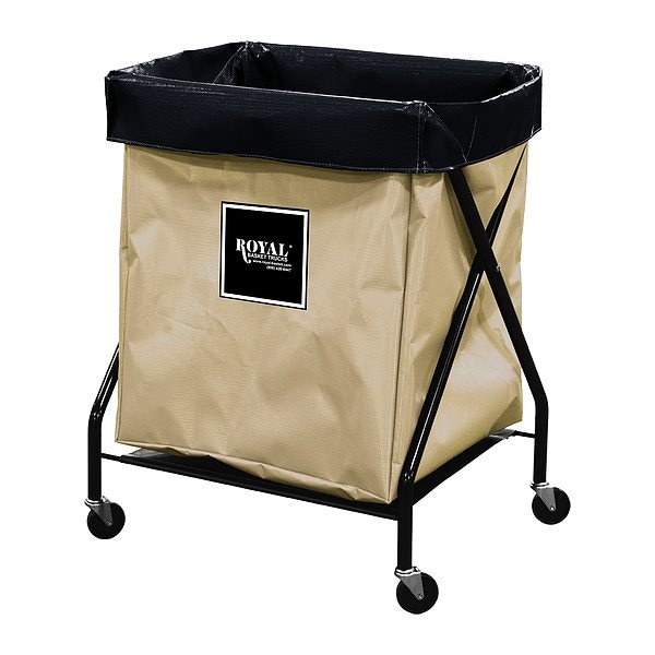 Royal Basket Trucks X-Frame Hamper, 150 lb Capac., 26" L - G08-TTX-XFA-3ONN
