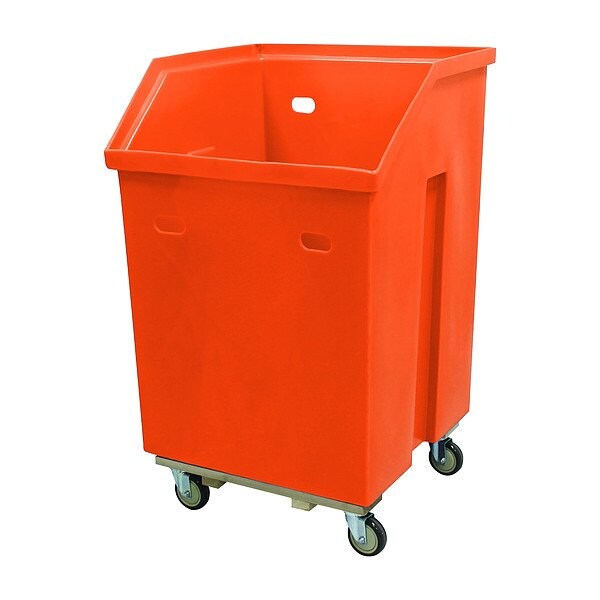 Royal Basket Trucks Linen Cart, 29" L, Orange - G11-ORX-LCA-4UNN