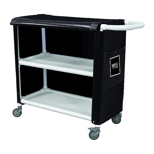 Royal Basket Trucks PVC Linen Cart, 600 lb Capac., 42" L - G42-KKX-2VA-4ULN
