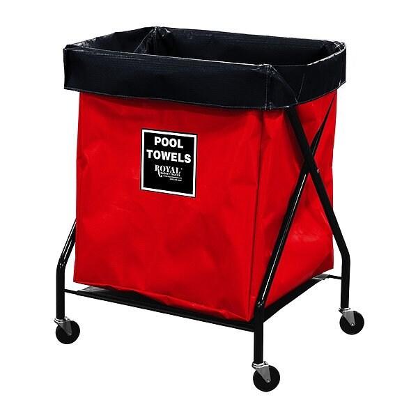 Royal Basket Trucks X-Frame Hamper, 150 lb Capac., 22" L - G06-RRX-XPA-3ONN