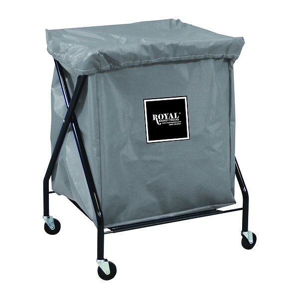 Royal Basket Trucks X-Frame Hamper, 150 lb Capac., 26" L - G08-GGX-XAA-3ONN